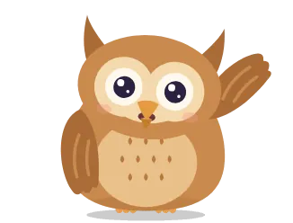 Ollie waving hello with one wing