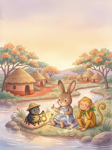 Cover of “Anansi and the Silky Strings”