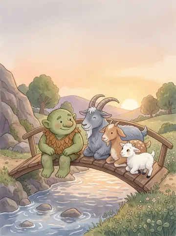 Cover of “The Three Billy Goats and the Sleepy Troll”