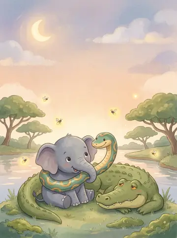 Cover of “The Elephant's Child and His Wonderful Nose”