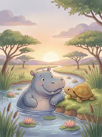 Cover of “Why Hippo Loves the Water”