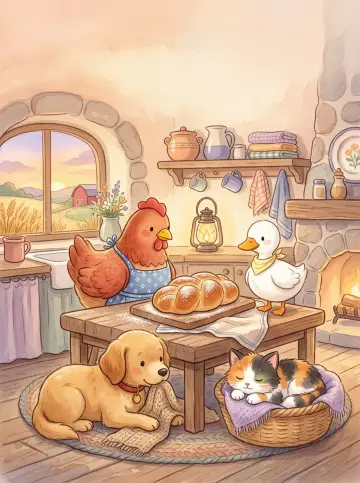 Cover of “The Little Red Hen's Sweet Loaf”