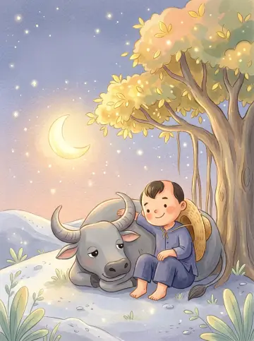 Cover of “Cuội and the Moonlit Tree”