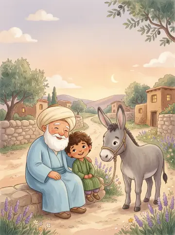 Cover of “Nasreddin and the Gentle Donkey”