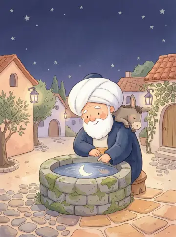 Cover of “Nasreddin and the Moon in the Well”