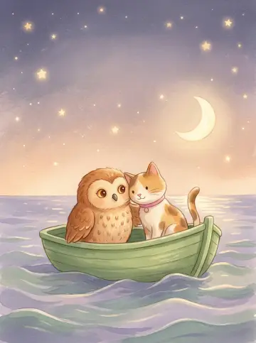 Cover of “The Owl and the Pussy-cat's Quiet Voyage”
