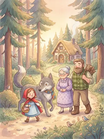 Cover of “Little Red and the Silly Wolf”