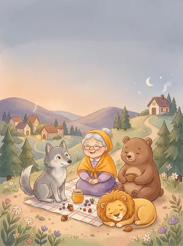 Cover of “The Rolling Pumpkin and the Sweet Forest Feast”