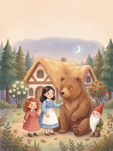 Cover of “Snow-White and Rose-Red”