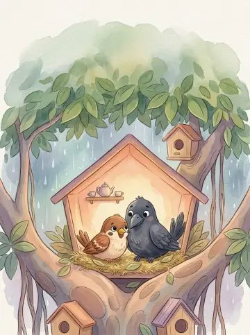 Cover of “A Snug Home in the Rain”