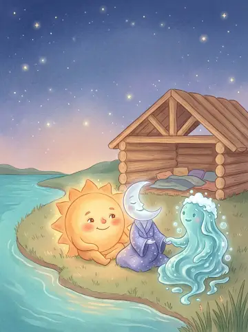 Cover of “The Sun, the Moon, and the Gentle Tide”