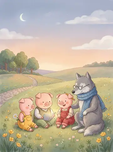 Cover of “The Three Cozy Little Pigs”