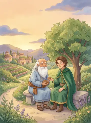 Cover of “The Old Man and the Walnut Tree”
